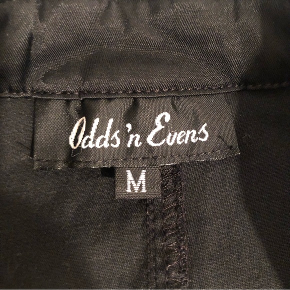 Odds & Evens Jacket Girls M Black Accent Buckle Elastic Side Bands - Picture 4 of 7